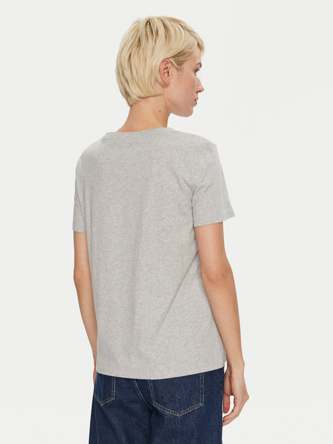 Gap Gap Camiseta 795346-05 Gris Regular Fit