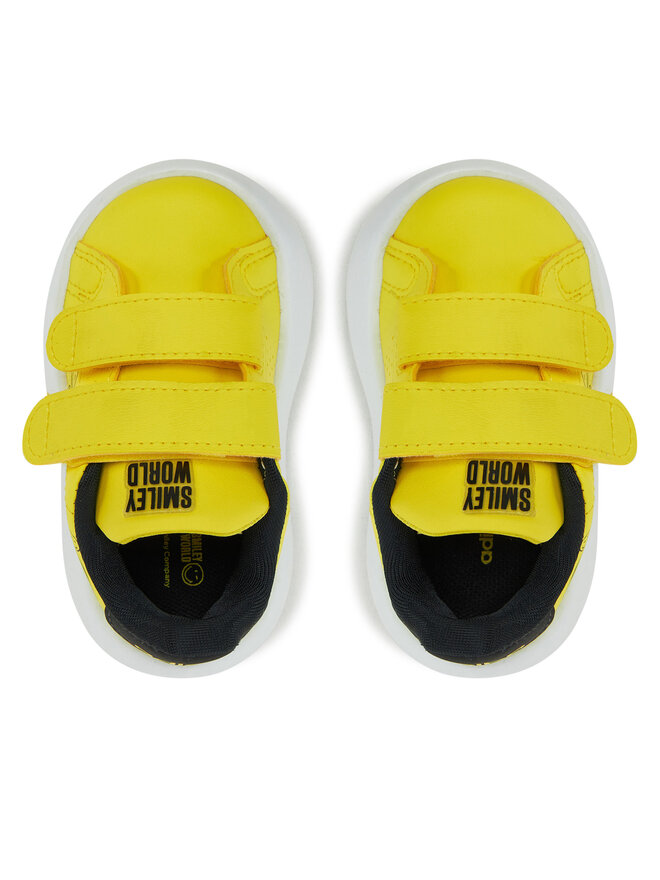 adidas Сникърси adidas Smiley Advantage JI0501 Жълт
