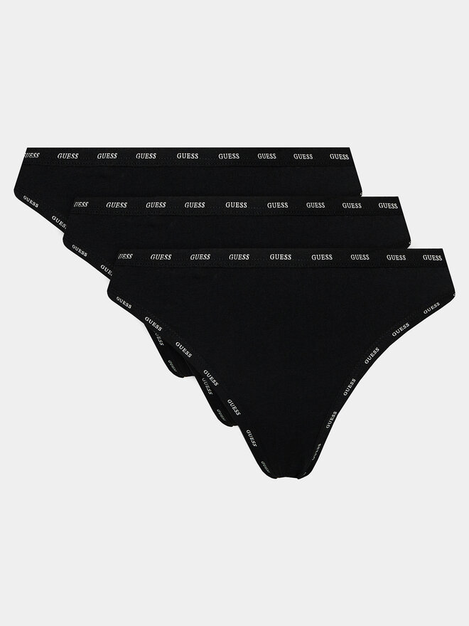 Guess Guess 3er-Set brazilian Damenslips O4GG14 K6YW1 Schwarz