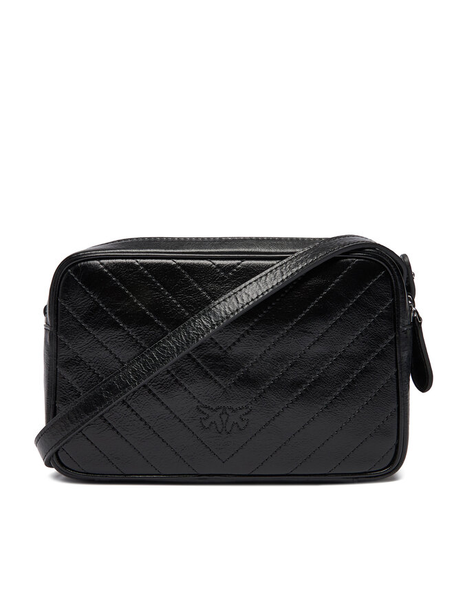 PINKO Handtasche PINKO Carrie Camera Bag Classic Al 25-26 PLTT 104336 A2JC Schwarz
