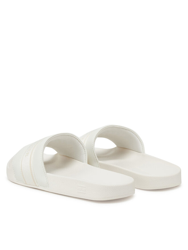 Tommy Hilfiger Nazouváky Tommy Hilfiger Hilfiger Poolside With Webbing FW0FW08529 Bílá