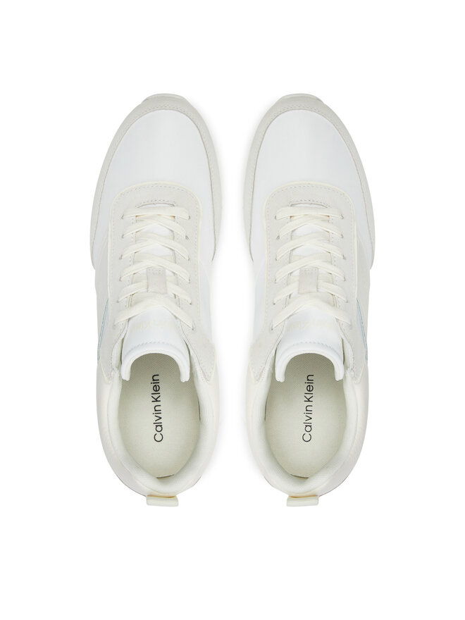 Calvin Klein Sneakers Calvin Klein Low Top Lace Up Mix HM0HM01554 Bianco