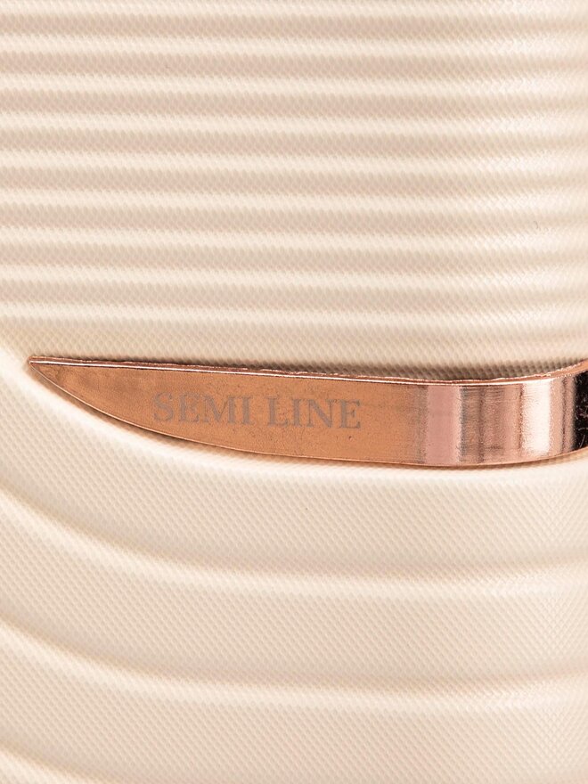 Semi Line Βαλίτσα Καμπίνας Semi Line T5809-3 Εκρού