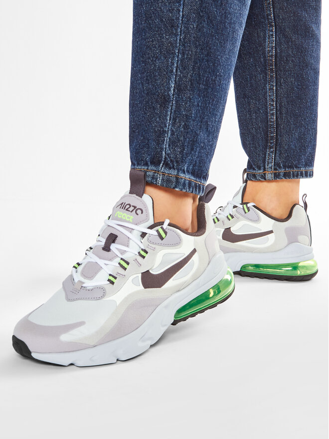 Zapatillas Nike Air Max 270 React (GS) BQ0103 102 Gris | zapatos.es