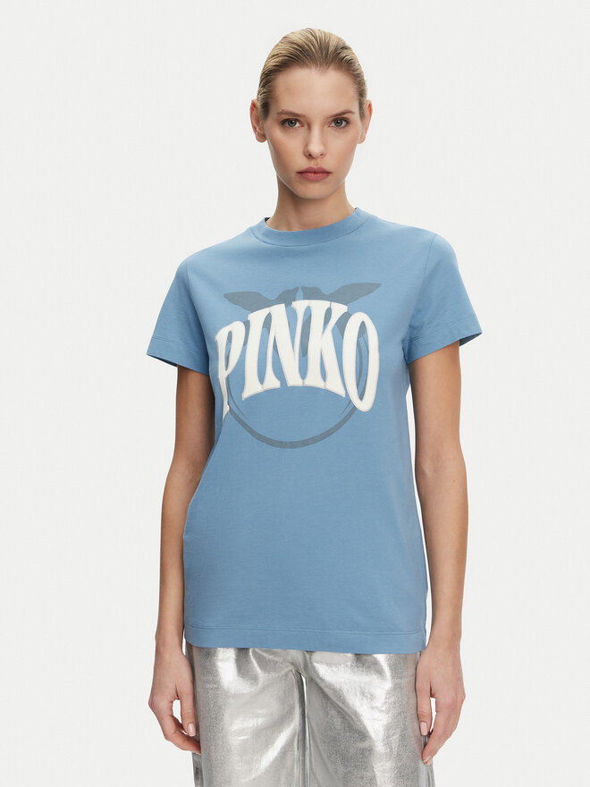 PINKO PINKO T-Shirt Start Blau Regular Fit
