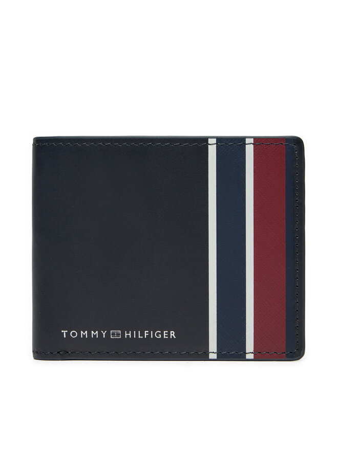 Tommy Hilfiger Malá pánská peněženka Tommy Hilfiger Th Corp Mini Cc AM0AM12779 Tmavomodrá