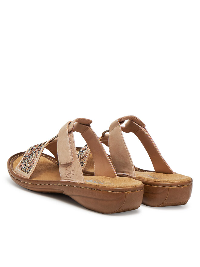Rieker Papucs Rieker 608K2-31 Bézs