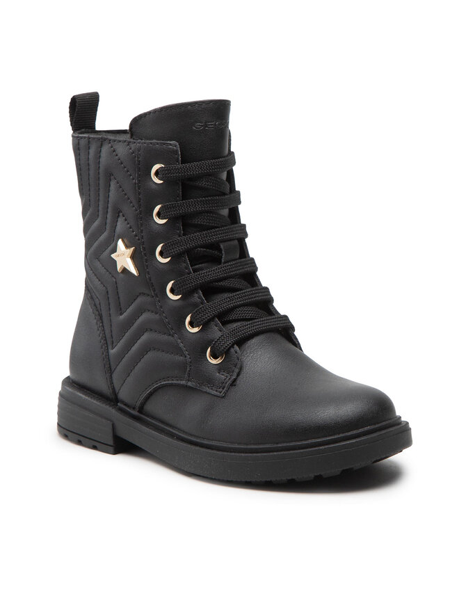 Geox Stiefeletten Geox J Eclair G. N J269QN 000BC C9999 S Schwarz