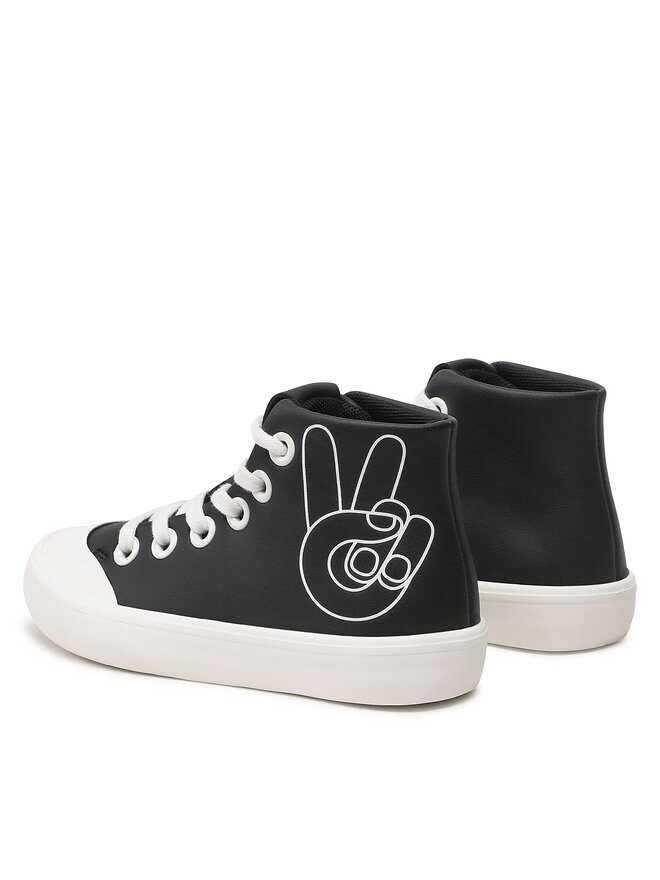 Reima Sneakers aus Stoff Reima Peace High-Top 5400092A Schwarz