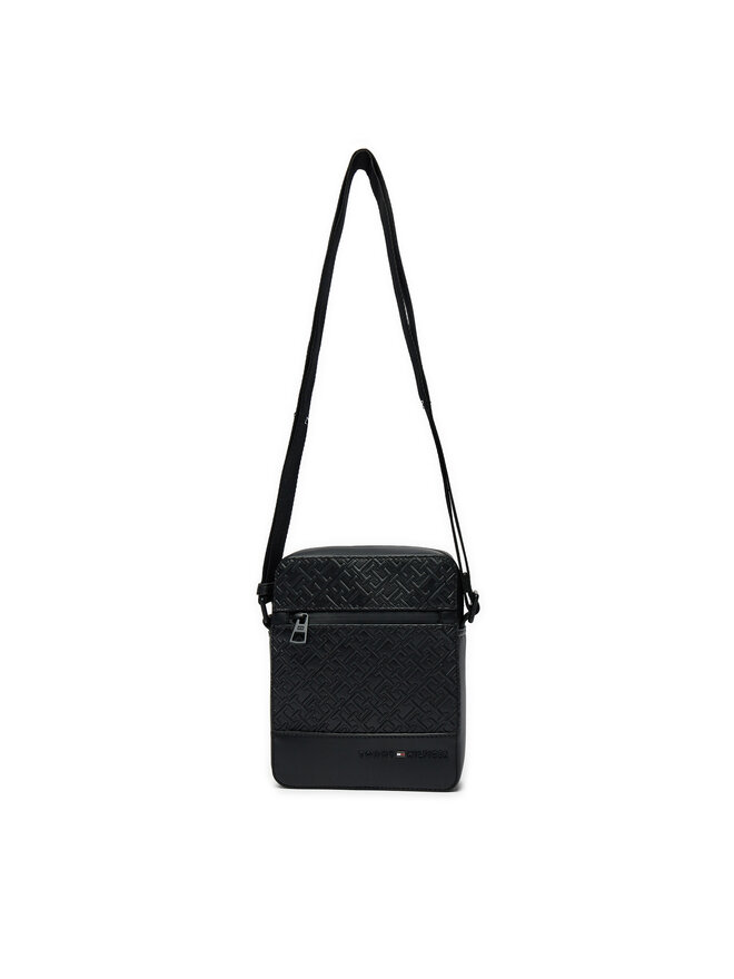 Tommy Hilfiger Válltáska Tommy Hilfiger Monogram Mini Reporter AM0AM12677 Fekete
