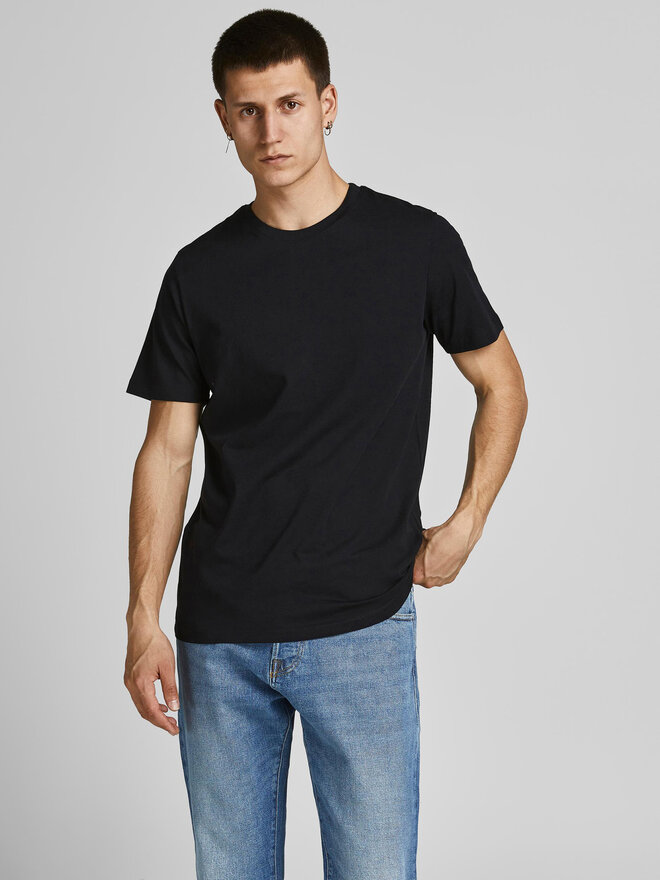 Jack&Jones Jack&Jones Σετ t-shirts 5 τεμαχίων Basic 12191190 Έγχρωμο Regular Fit