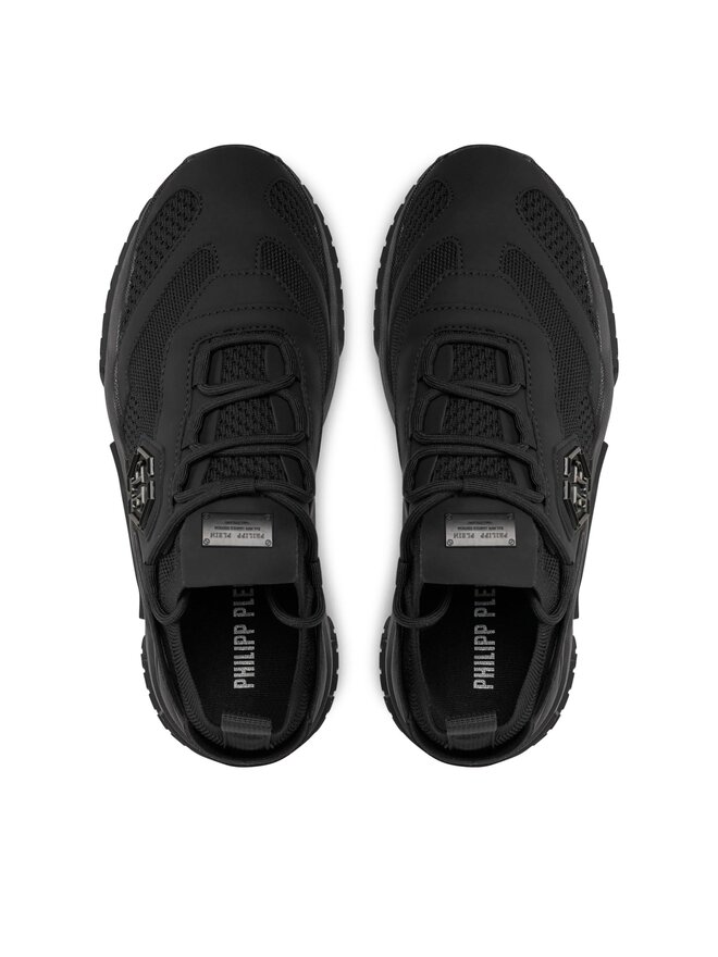 PHILIPP PLEIN Снікерcи PHILIPP PLEIN Runner Hexagon FACS USC0399 PTE003N Чорний