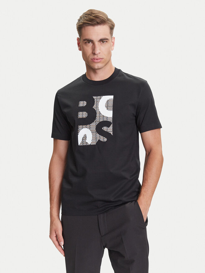 BOSS BOSS Camiseta H-Thompson 655 50543901 Negro Regular Fit