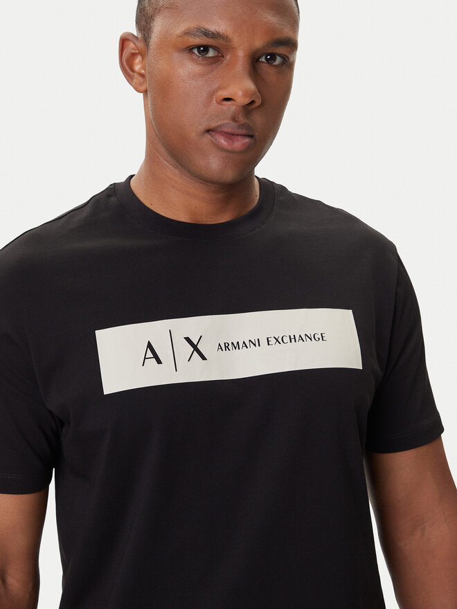 Armani Exchange Armani Exchange Marškinėliai XM001425 AF10361 UC001 Juoda Regular Fit