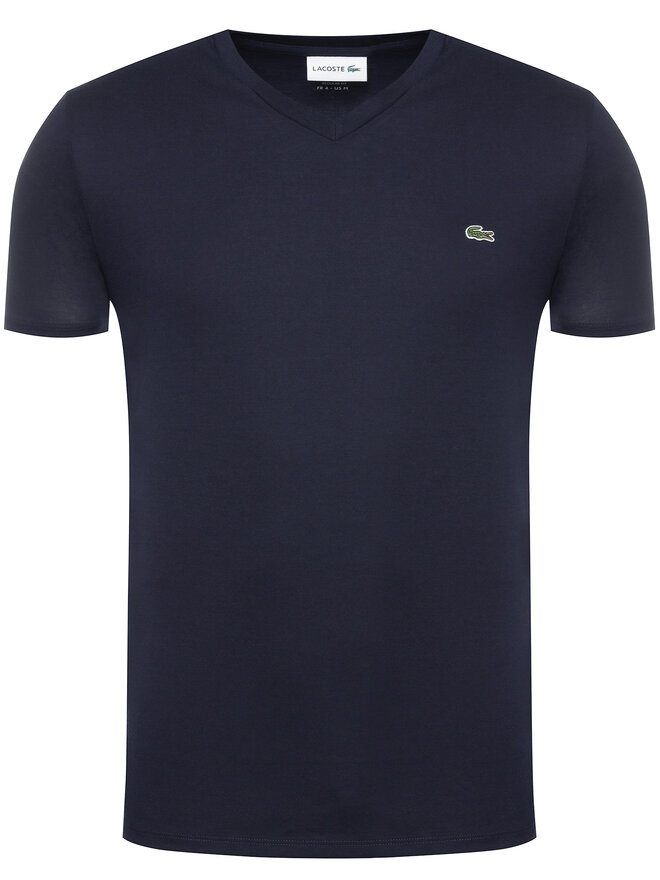 Lacoste Lacoste Marškinėliai TH6710 Tamsiai mėlyna Regular Fit