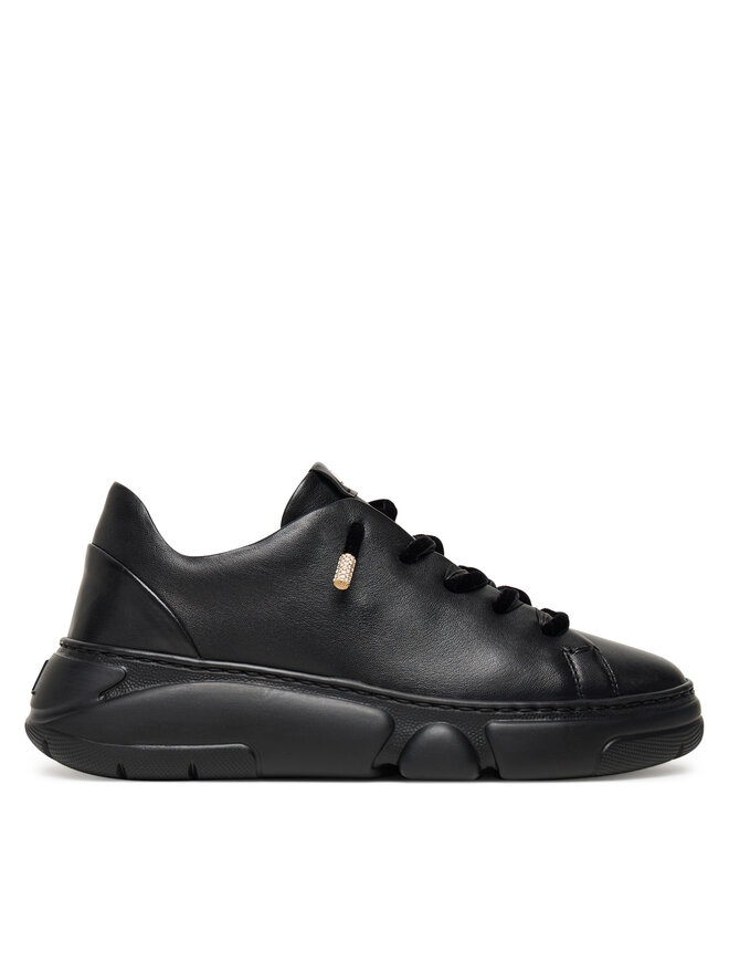AGL Sneakersy AGL Sheila Vel Vet D938056PGKA0761013 Černá