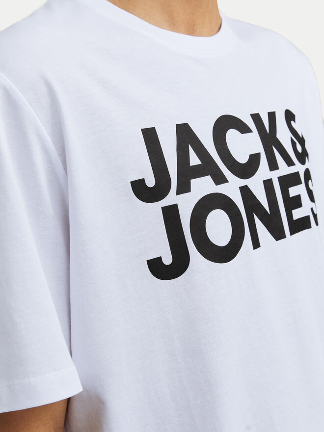 Jack&Jones Jack&Jones Camiseta Corp Logo 12151955 Blanco Standard Fit