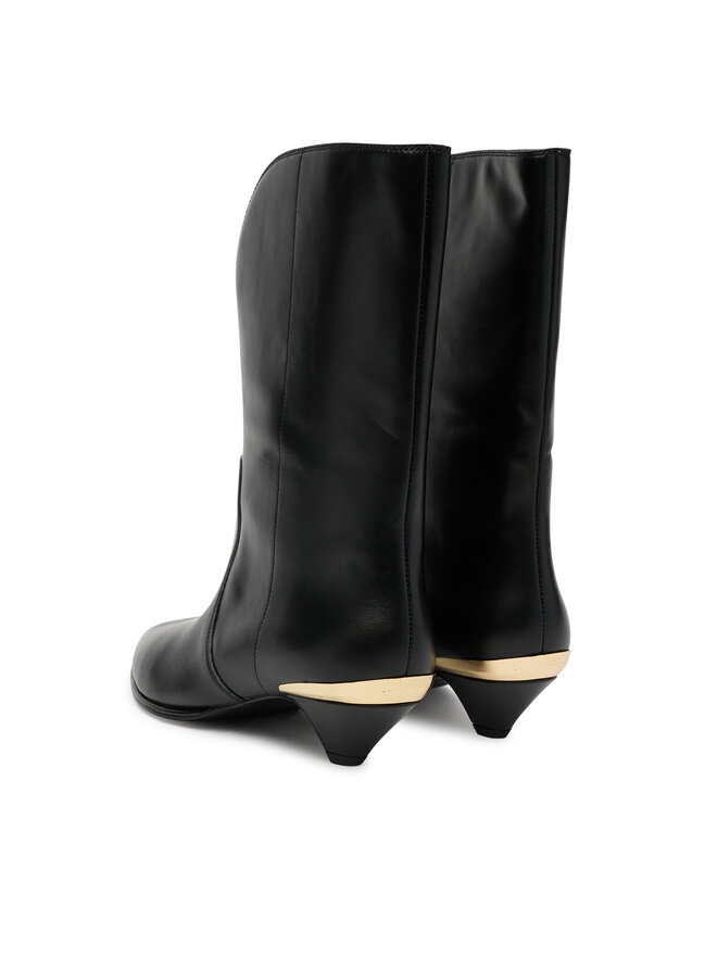 LOVE MOSCHINO Škornji LOVE MOSCHINO JA24363G0NIA0000 Črna