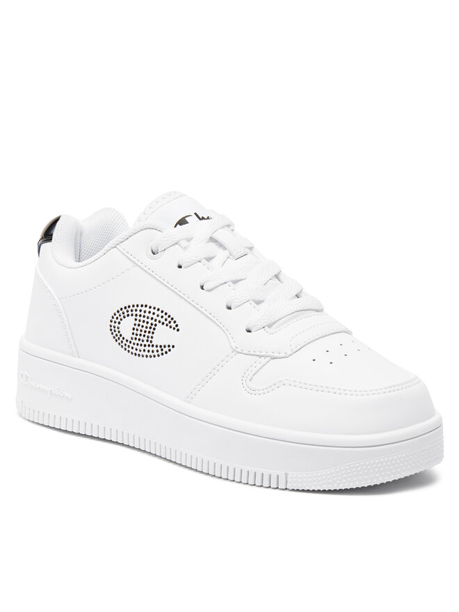 Champion Sneakersy Champion Rebound Platform Glitter G Gs Low Cut Shoe S32872-CHA-WW009 Bílá