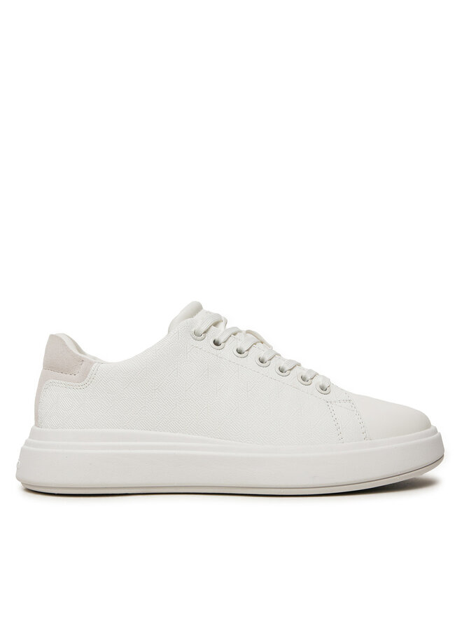 Calvin Klein Sneakers Calvin Klein Cupsole Lace Up Mono HW0HW02445 Alb
