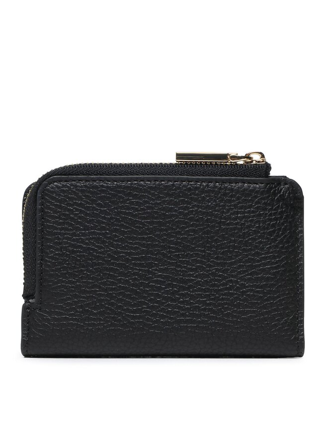 Coccinelle Pequeña cartera de mujer Coccinelle MW5 Metallic Soft E2 MW5 17 01 01 Negro
