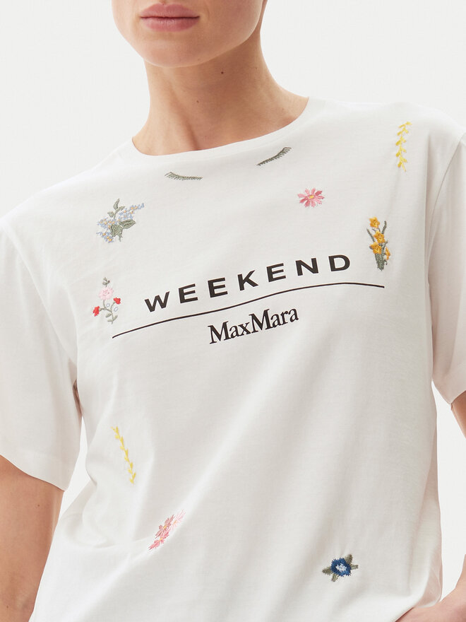 Weekend Max Mara Weekend Max Mara T-Shirt 2515971042650 Weiß Regular Fit