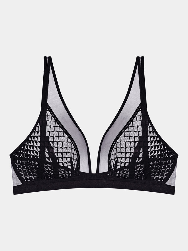 Triumph Triumph Σουτιέν Bralette Mysterious Spotlight 10217892 Μαύρο