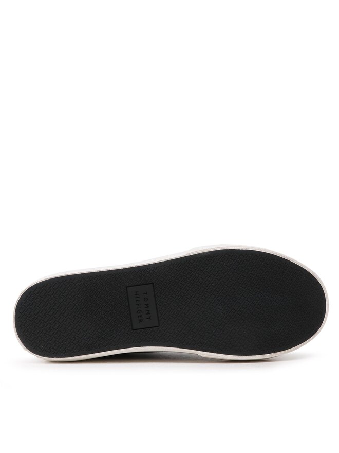 Tommy Hilfiger Sneakersy Tommy Hilfiger Th Hi Vulc Street Leather FM0FM04739 Černá