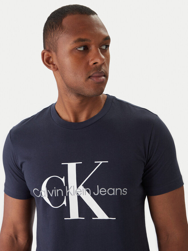 Calvin Klein Jeans Calvin Klein Jeans T-Shirt J30J320935 Dunkelblau Slim Fit