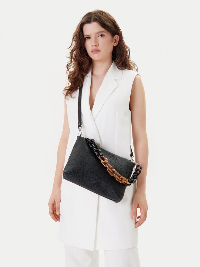 Gianni Chiarini Τσάντα Gianni Chiarini Brenda BS 8265/COMM GRN Μαύρο