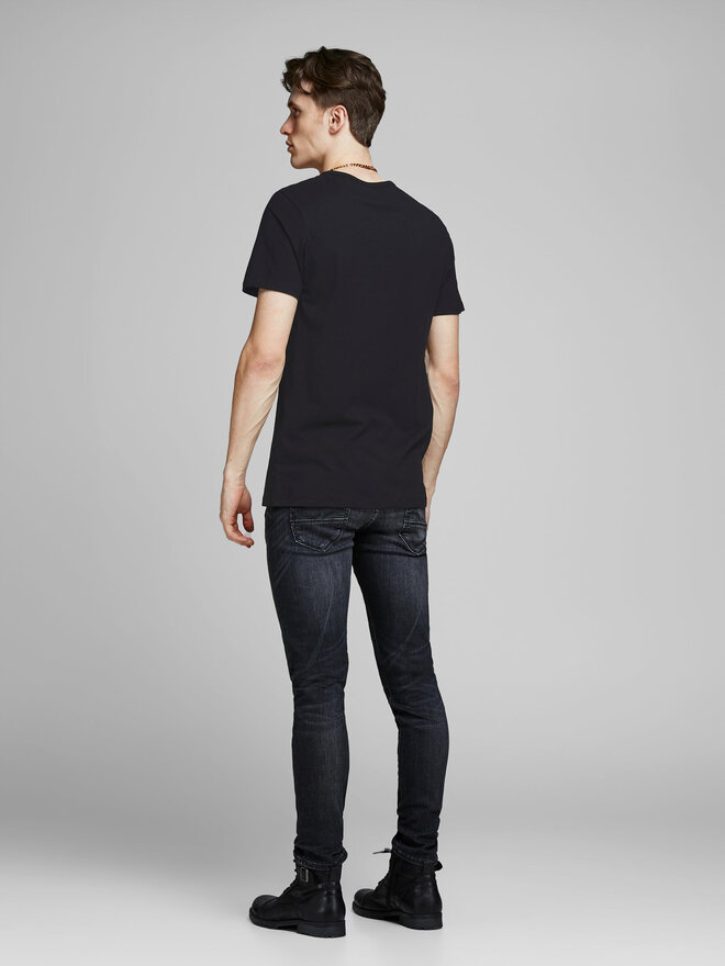 Jack&Jones Jack&Jones Σετ 2 T-Shirts Basic 12133914 Μαύρο Slim Fit