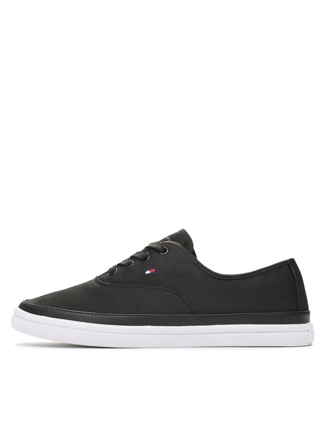 Tommy Hilfiger Tenisky Tommy Hilfiger Essential Kesha Lace FW0FW06955 Černá