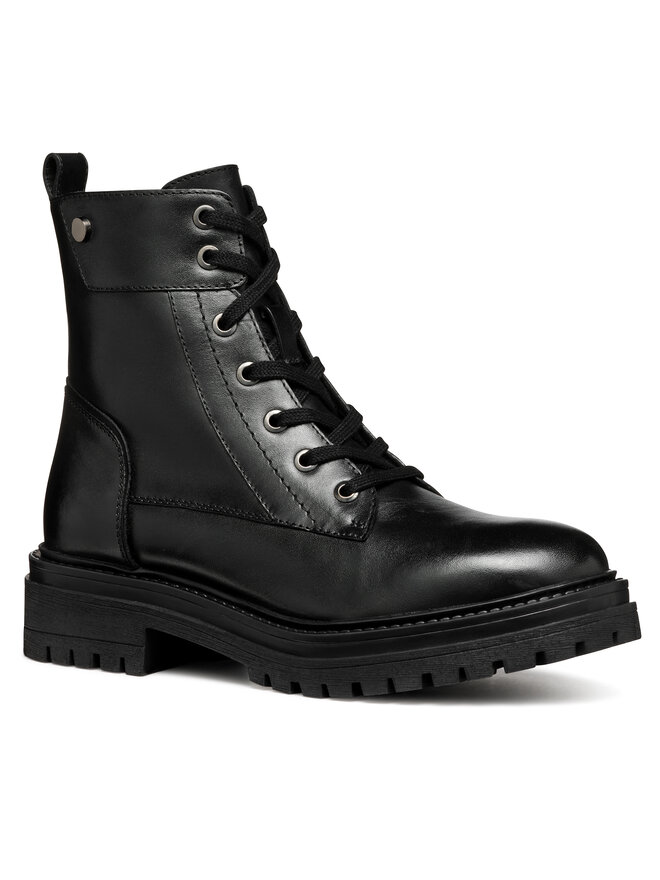 Geox Μποτάκια Geox D Iridea D46HRG 00043 C9999 Μαύρο