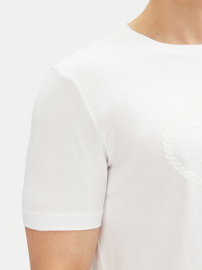 BOSS BOSS Camiseta 50537825 Blanco Regular Fit
