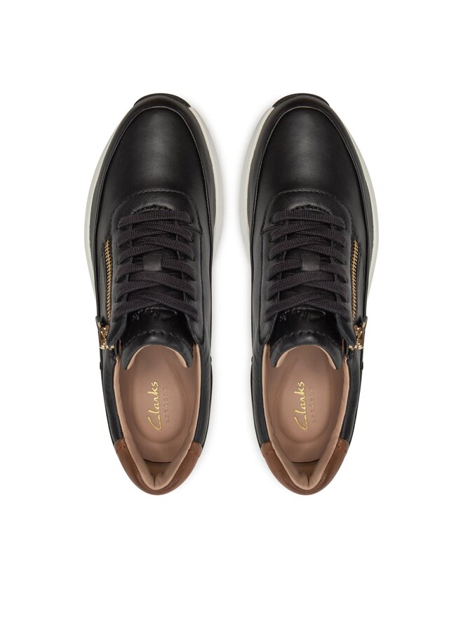 Clarks Αθλητικά Clarks Tivoli Zip 26176648 Μαύρο