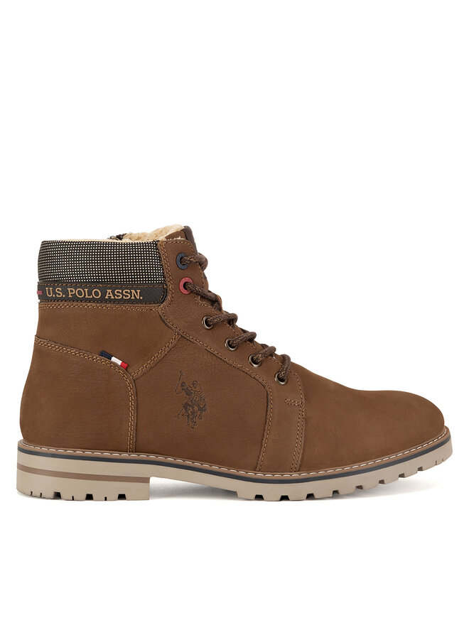 U.S. Polo Assn. Pohodni čevlji U.S. Polo Assn. POLY001M/DLT1 Rjava