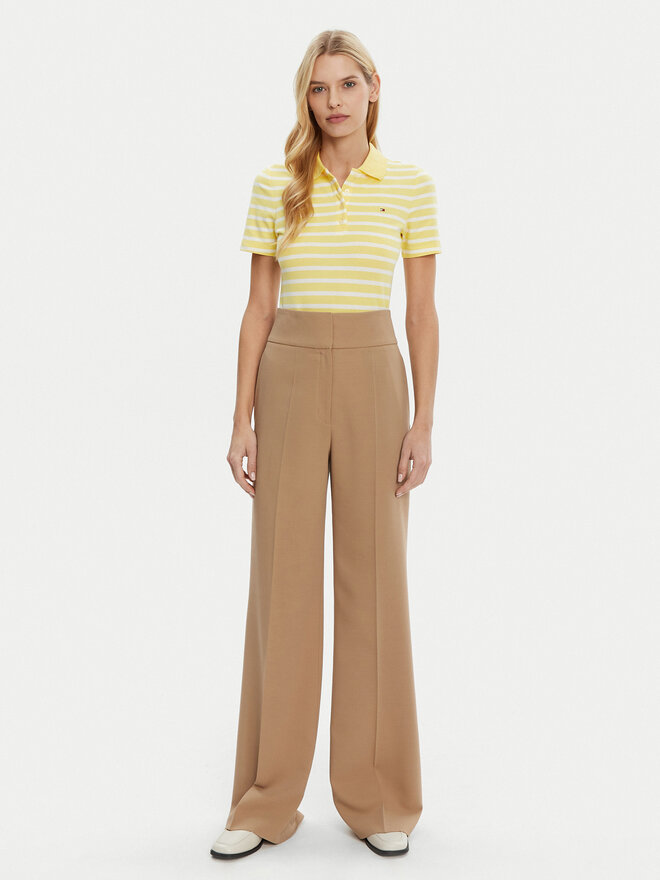 Tommy Hilfiger Tommy Hilfiger Pólóing 1985 WW0WW43225 Sárga Slim Fit