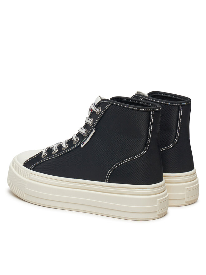 Tommy Jeans Sneakers Tommy Jeans Foxing EN0EN02704 Μαύρο