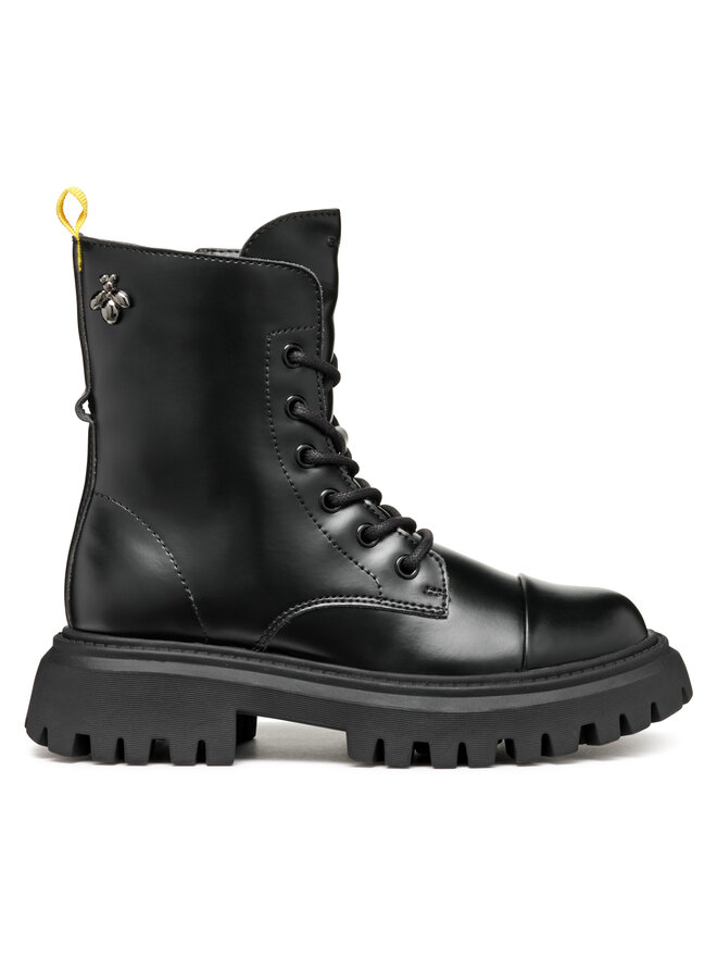 Geox Čižmy Geox J Maquinnens Girl J46M6B 000CN C9999 S Čierna
