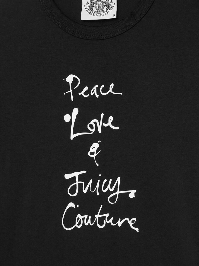 Juicy Couture Juicy Couture Camiseta JCNCT225458 Negro Regular Fit