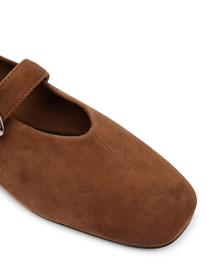 Tommy Jeans Ballerinas Tommy Jeans Tjw Ballerina Suede EN0EN03067 Braun