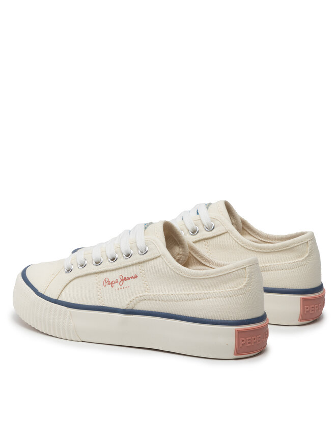 Pepe Jeans Teniși Pepe Jeans Ottis Platform Girl Alb
