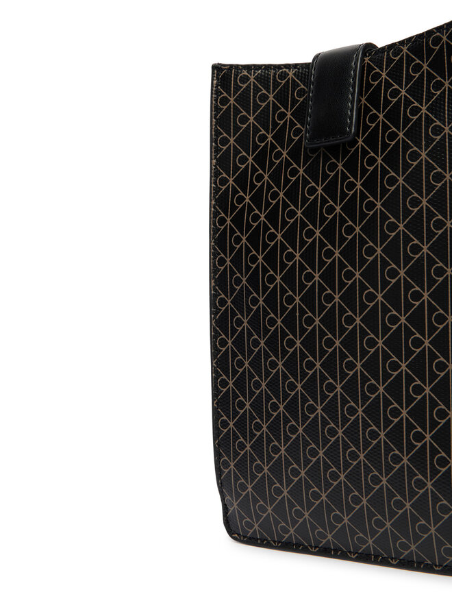 Calvin Klein Handytasche Calvin Klein Emblem Aop Phone Crossbody LV04F1115G Schwarz