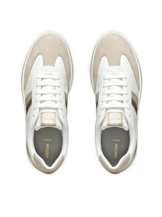 Geox Sneakersy Geox D Meleda D55UGB 05422 C1ZH6 Bílá