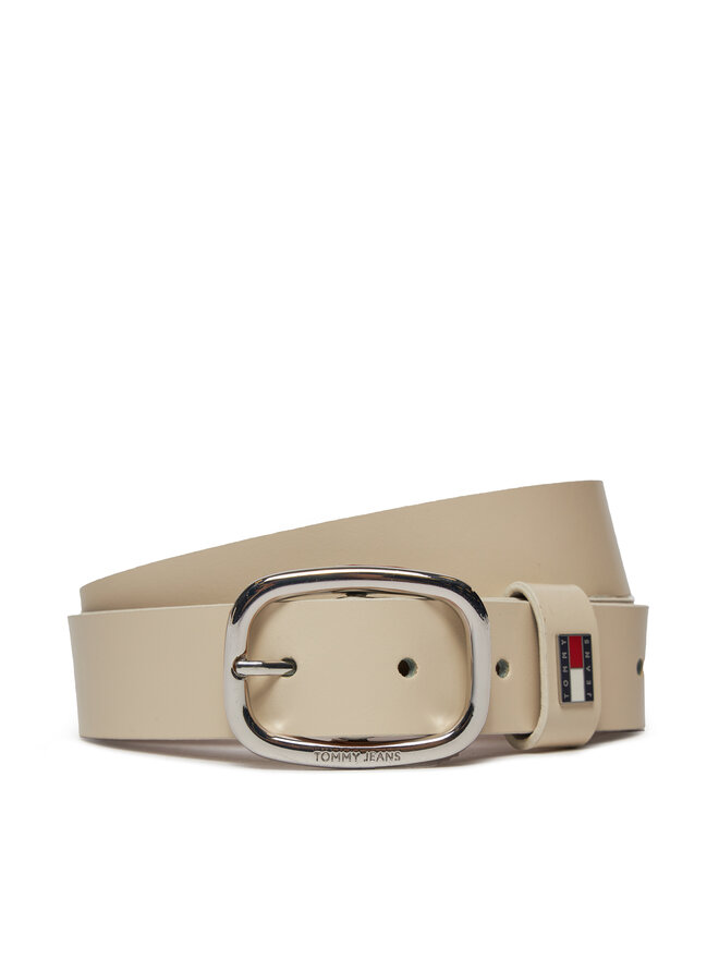 Tommy Jeans Pasek Damski Tommy Jeans Tjw Oval 3.0 AW0AW15836 Beżowy