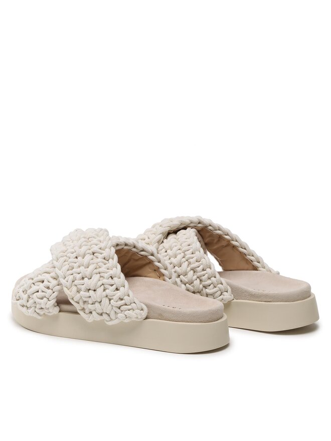 Inuikii Šľapky Inuikii Woven 70104-105 Biela