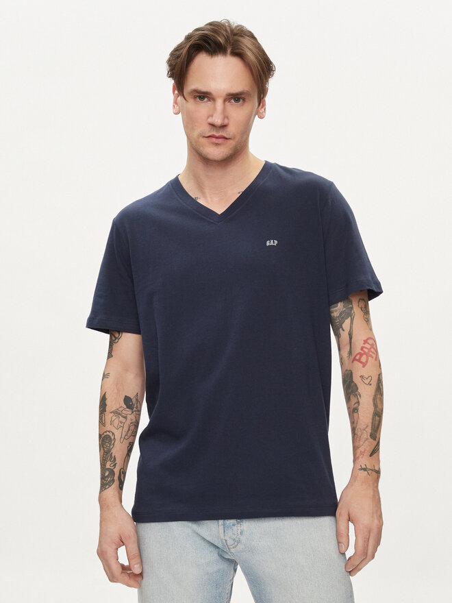 Gap Gap Póló 753771-03 Sötétkék Regular Fit