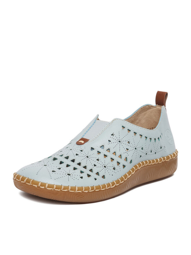 Rieker Halbschuhe Rieker CEO-N2452-10 Hellblau