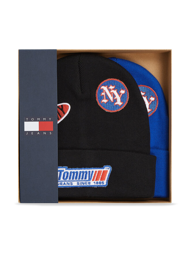 Tommy Jeans Juego de 2 gorros Tommy Jeans AM0AM11676 Negro
