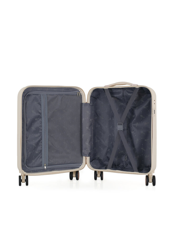 Semi Line Βαλίτσα Καμπίνας Semi Line T5791-1 Εκρού